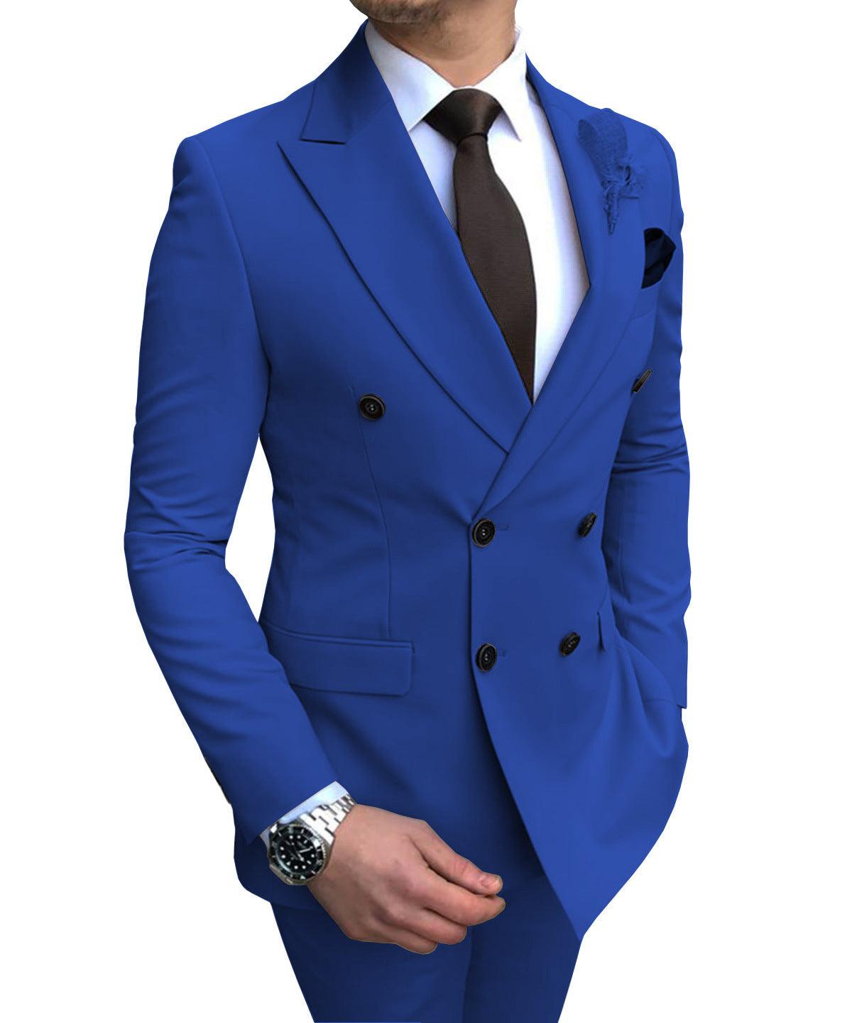 Suit Suit Men's Two-piece Groomsmen Costume Wedding - melvincucci