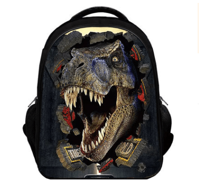 Dinosaur Children's Schoolbags Shoulder 3D Kindergarten Taipan Backpack Pupils 1-6 Years Boys 2-12 Years Ultralight - melvincucci