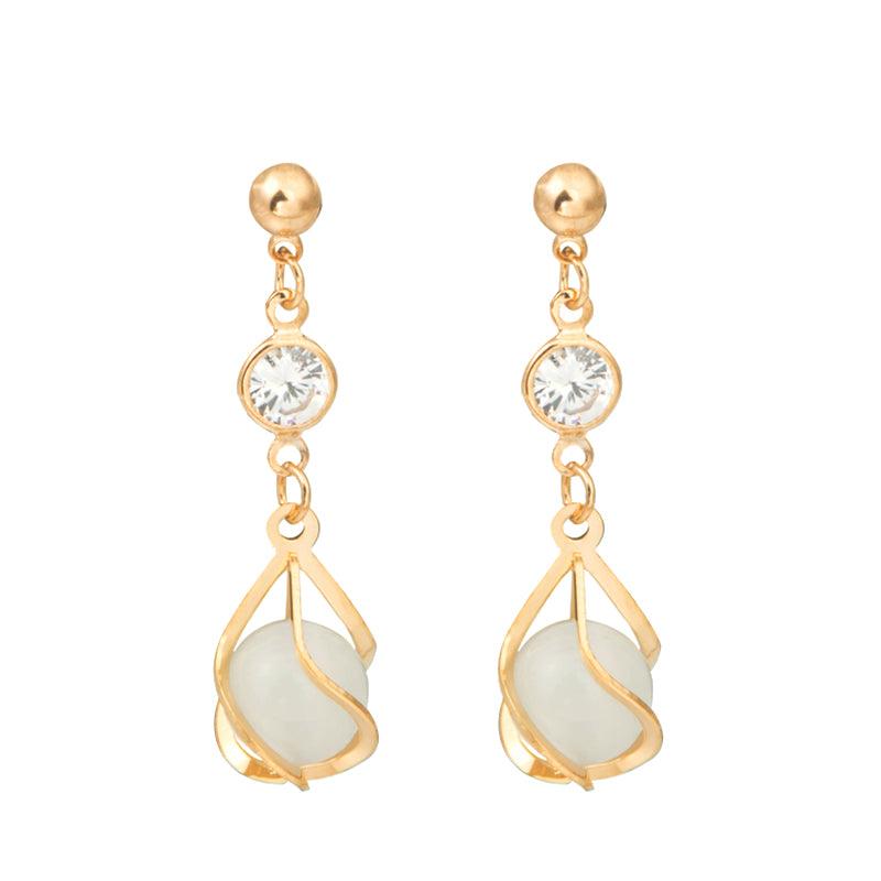 Crystal opal earrings - melvincucci