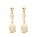 Crystal opal earrings - melvincucci