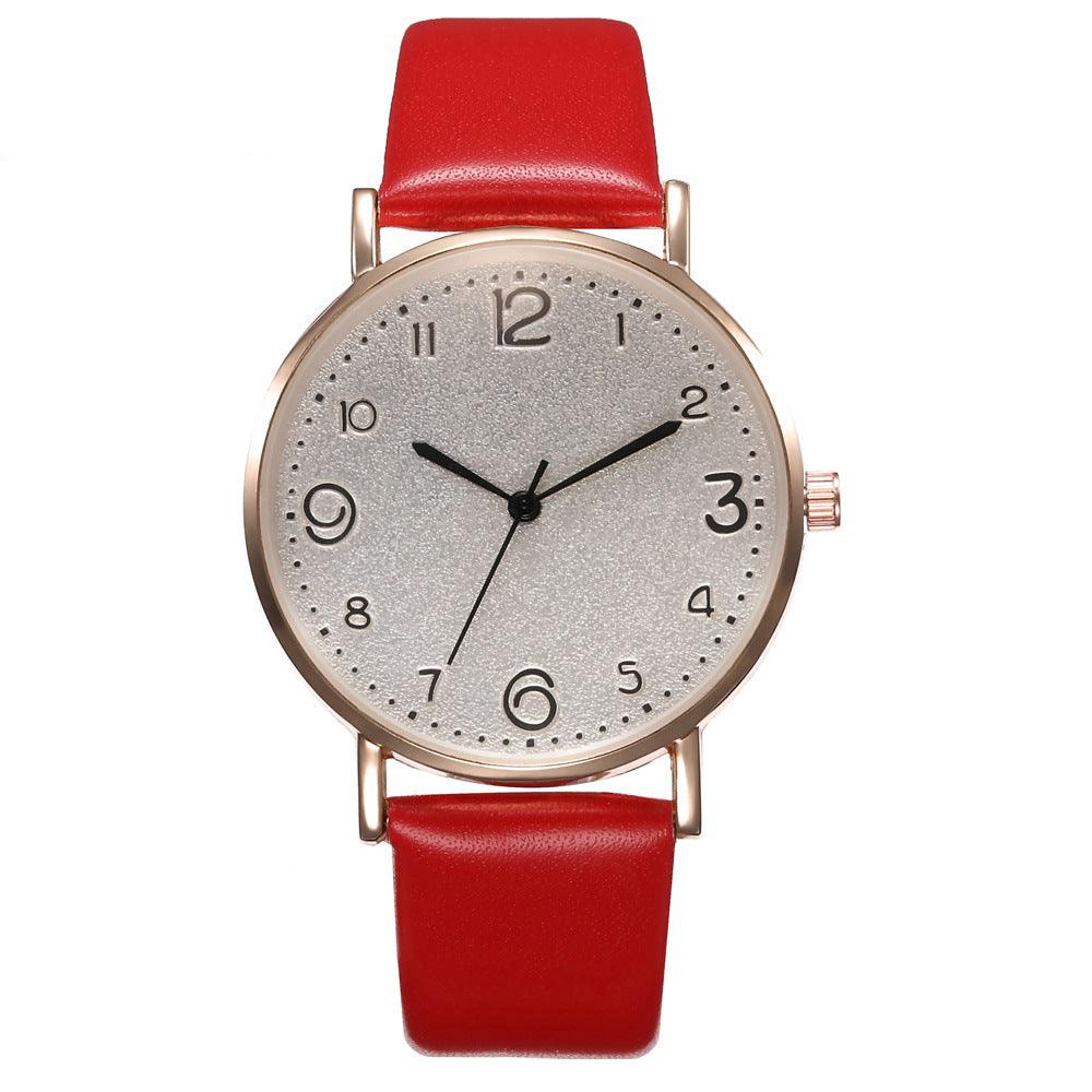 Leather Watch Quartz Watch - melvincucci