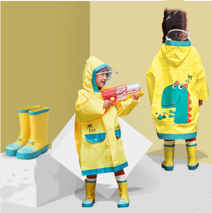 Raincoats for children with large brim - melvincucci