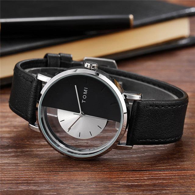 Trendy retro semicircular watch - melvincucci