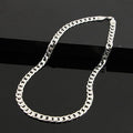 European and American hot selling men's flat side NK necklaces have a large chain of personality and fast selling of cross border E-commerce - melvincucci