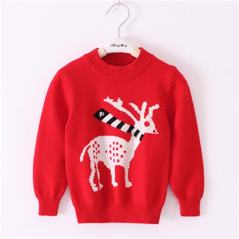 Baby Christmas knitted bottoming shirt - melvincucci