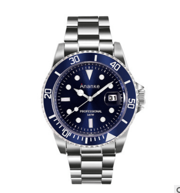 Luminous steel band men's waterproof watch - melvincucci