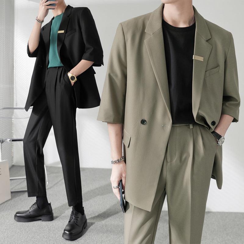 Two-piece Men's Drape Suit Men's Suit - melvincucci