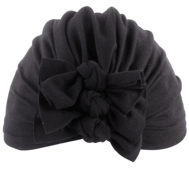Pleated bowknot baby hat - melvincucci