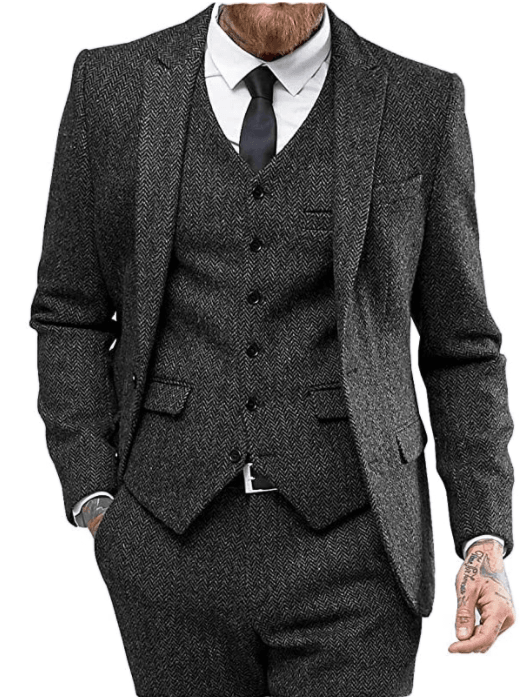 Men's suit three-piece suit suit - melvincucci