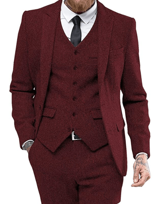 Men's suit three-piece suit suit - melvincucci