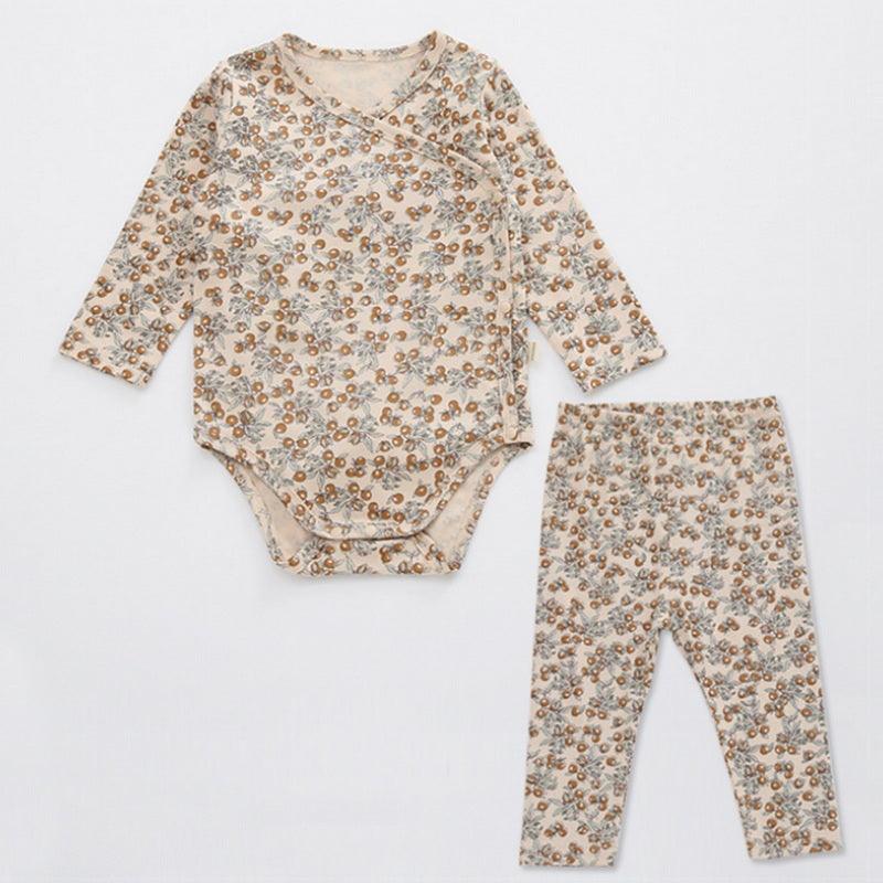 Newborn Baby Cotton Romper Climbing Two-piece Suit - melvincucci