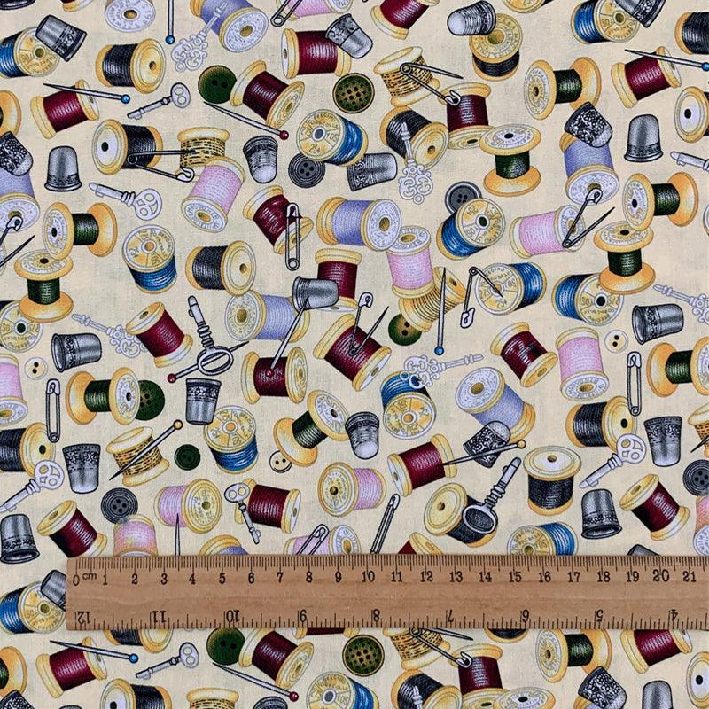 Plain Cotton Fabric Needle Thread Printing Fabric Handmade DIY - melvincucci