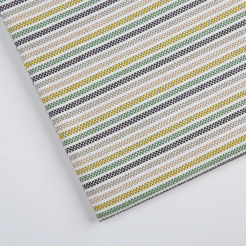 Colored Stripe Coated Ethnic Fabric