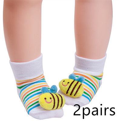 Cute Baby Animal Doll Baby Three-dimensional Socks - melvincucci