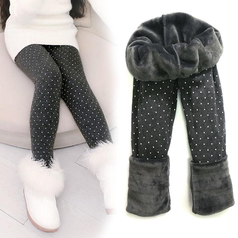 Children's Autumn And Winter Baby Tights Color Printed Flowers - melvincucci