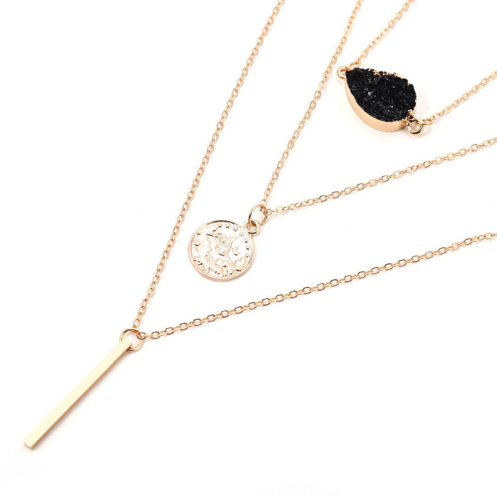 Retro Ethnic Style Multi-layer Suit Necklace - melvincucci