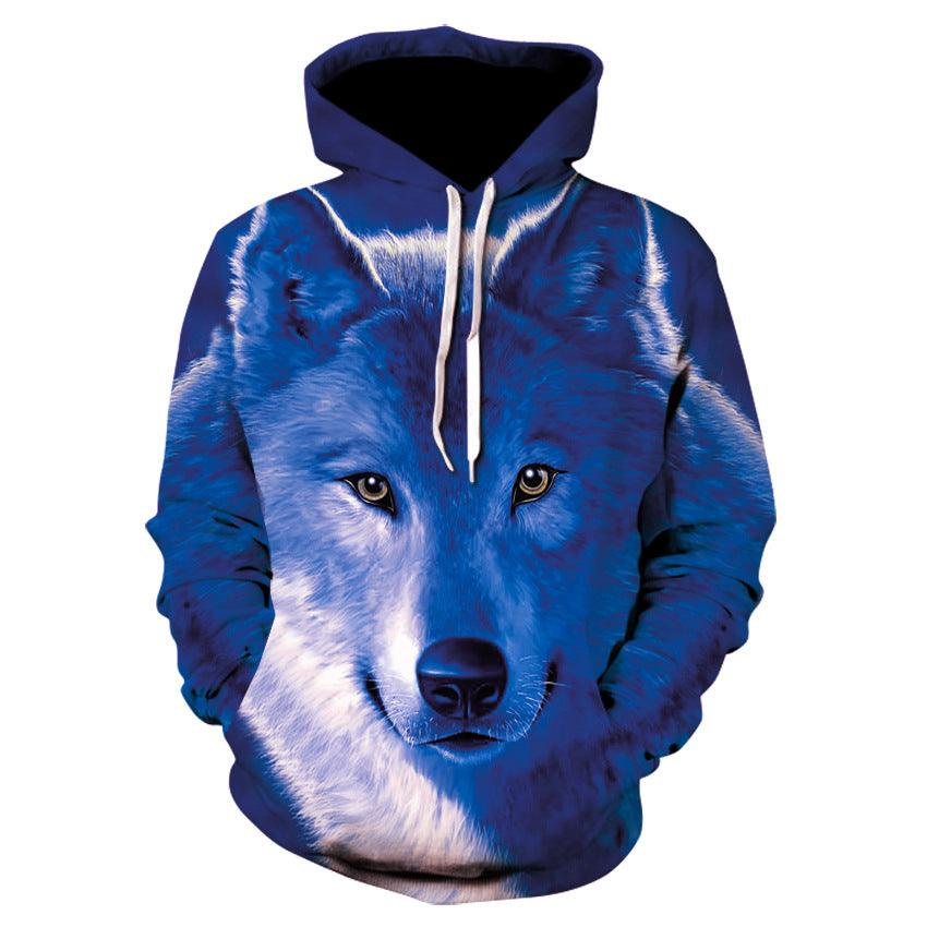 3D Digital Printing Hooded Sweatshirt Fashion Pullover Sweatshirt Sweatshirt - melvincucci