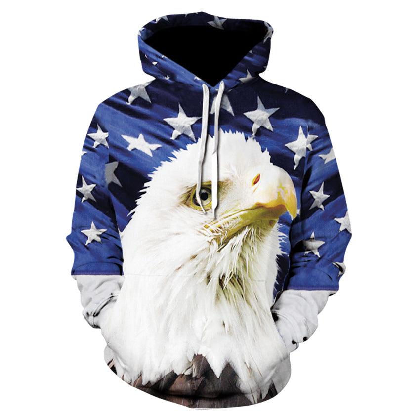 3D Digital Printing Hooded Sweatshirt Fashion Pullover Sweatshirt Sweatshirt - melvincucci