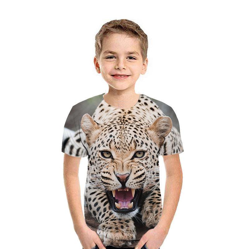 3D Digital Printing Short Sleeve Fashion Kids T-shirt Top - melvincucci