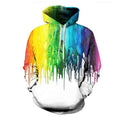 3D Hoodies Men Splatter Colorful Paint Stains 3D Print Sweatshirt Streetwear Pullovers - melvincucci