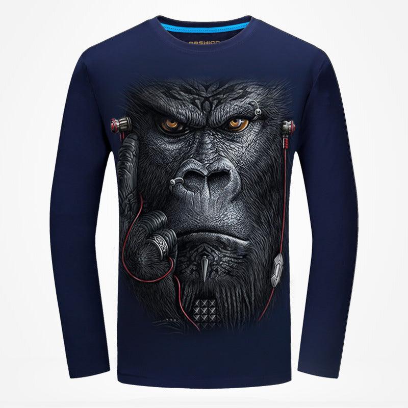 3D printed long-sleeved T-shirt men - melvincucci