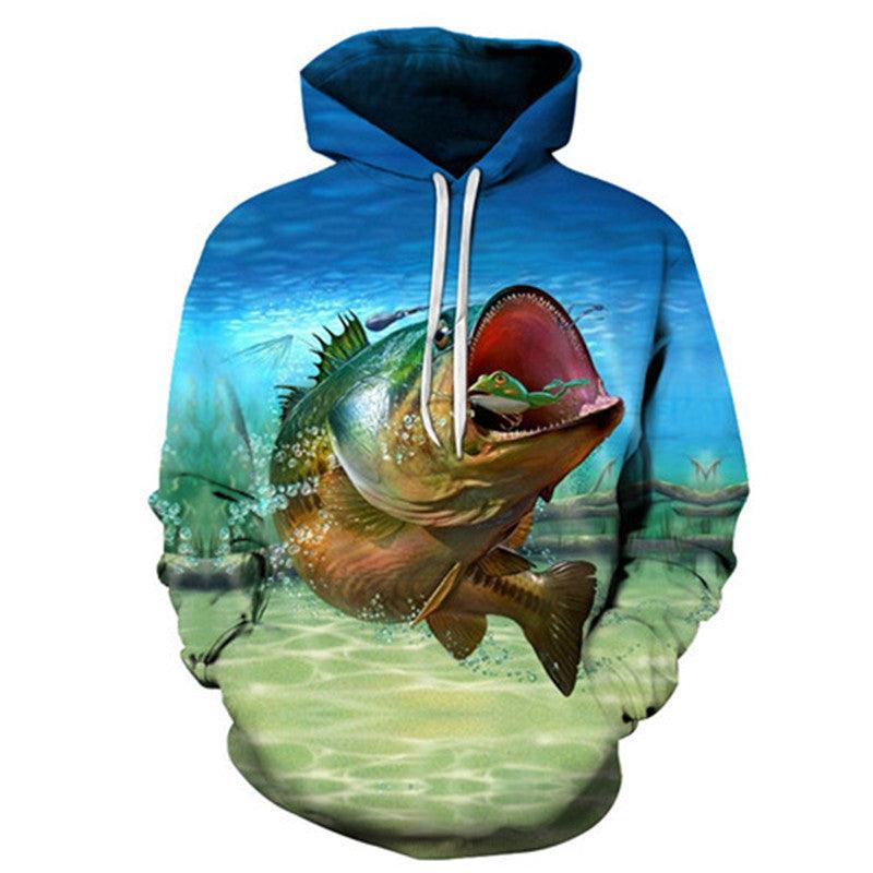 3D Printed Sweatshirt Hooded Sweatshirt - melvincucci