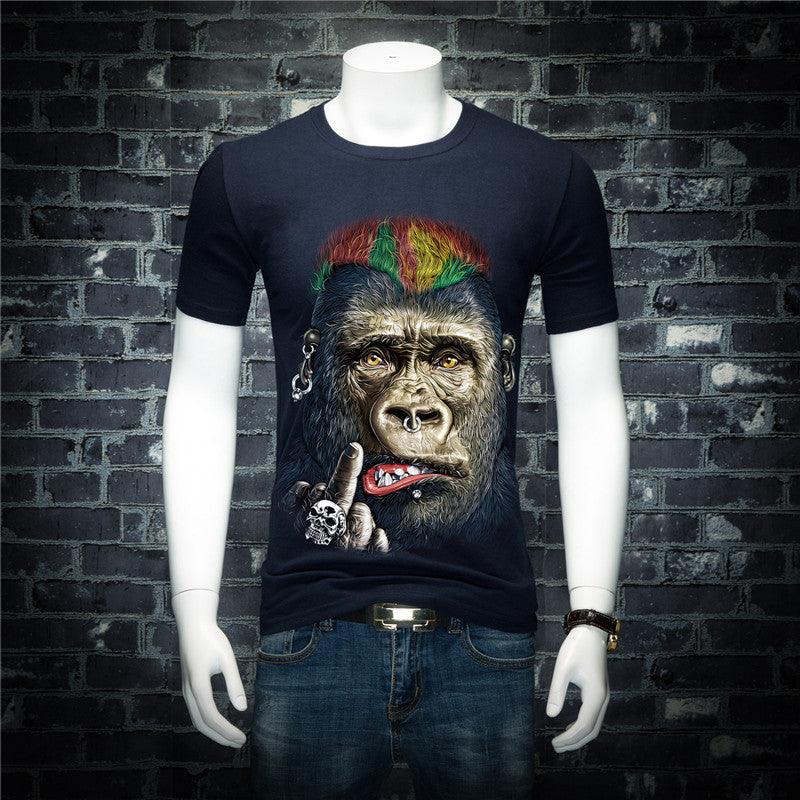 3D short sleeve T-shirt men - melvincucci
