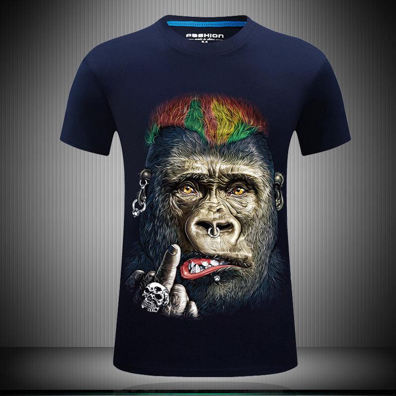 3D short sleeve T-shirt men - melvincucci