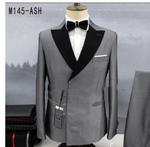 Men's Raw Edge Design High-quality Shoulder Pad Blazer - melvincucci