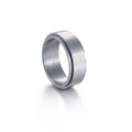 Width Titanium Steel Rotating Men's Ring - melvincucci