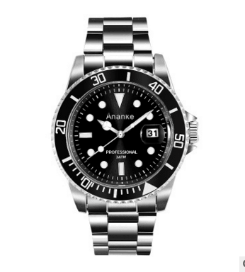 Luminous steel band men's waterproof watch - melvincucci