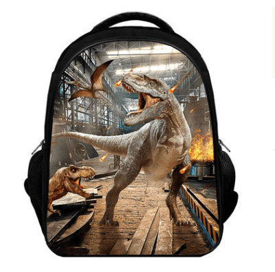 Dinosaur Children's Schoolbags Shoulder 3D Kindergarten Taipan Backpack Pupils 1-6 Years Boys 2-12 Years Ultralight - melvincucci