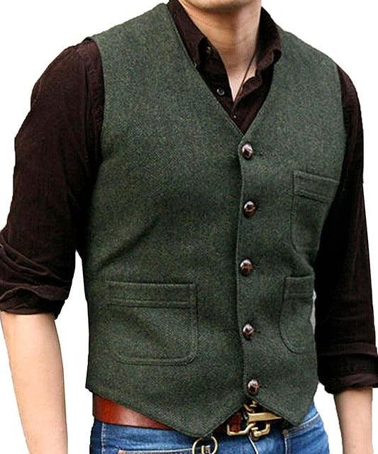 Roupa De Homens Tweed Jaqueta Steampunk Marrom Preta Estilo - melvincucci