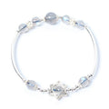 Handmade 5A class moonlight stone pulling feldspar, pure silver six awn 925 silver hand chain hand chain transfer help sleep accessories - melvincucci