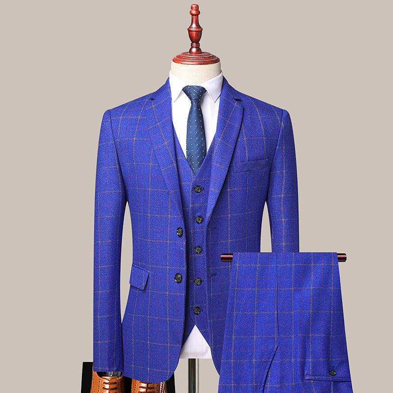 Young And Middle-aged Men's Three Piece Suit - melvincucci