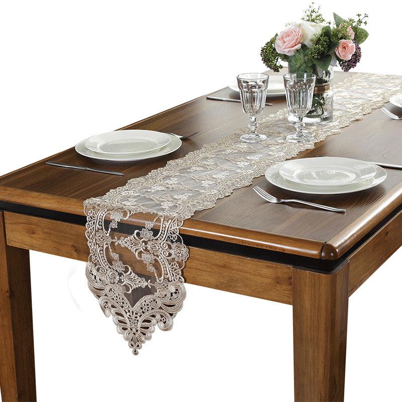 European Fashion Lace Fabric Table Runner - melvincucci