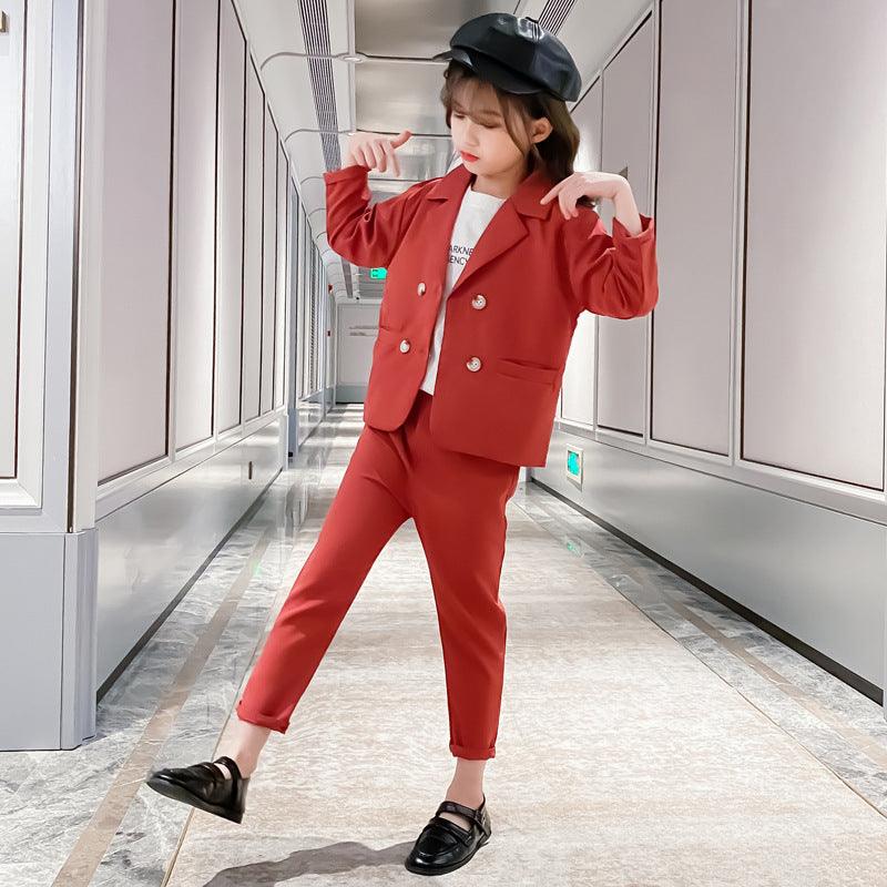 Girl suit two-piece suit - melvincucci
