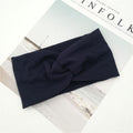 Threaded cotton cross hair band - melvincucci