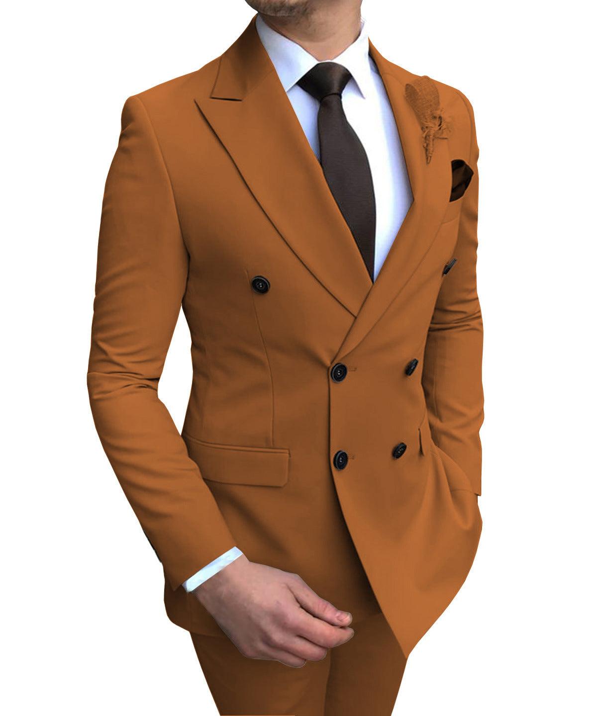 Suit Suit Men's Two-piece Groomsmen Costume Wedding - melvincucci