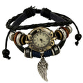 Vintage leather bracelet watch - melvincucci