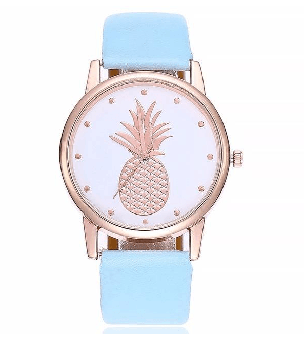 Belt watch Korean version of the watch Personality pineapple pattern simple quartz watch - melvincucci
