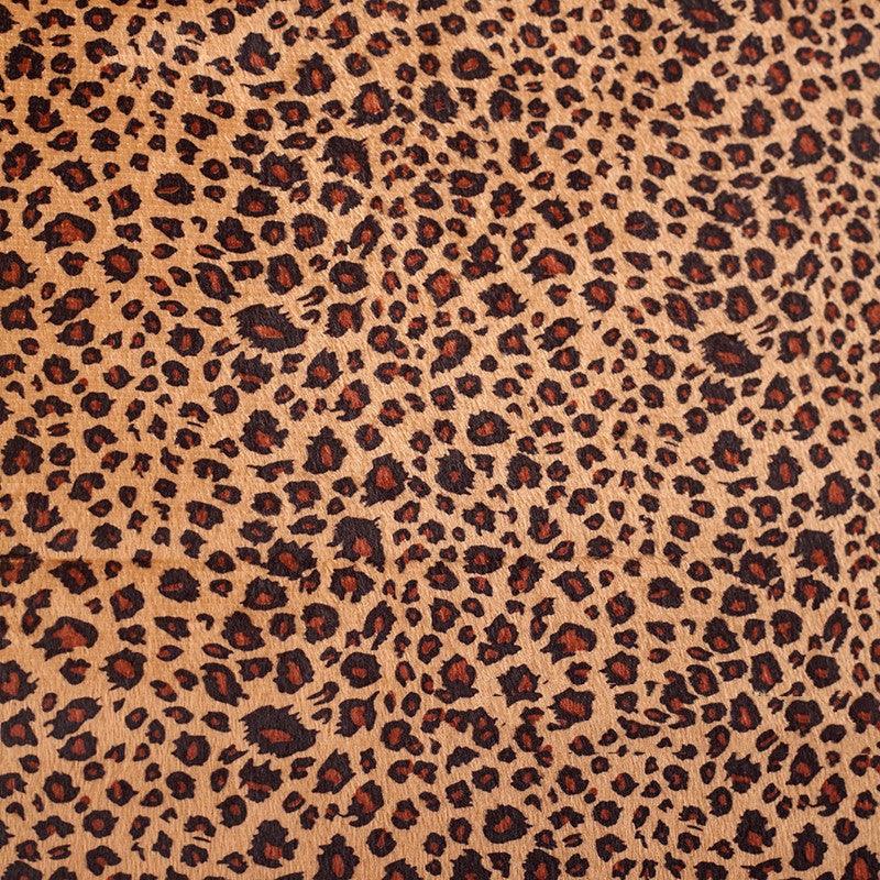 Short Plush Animal Print Fabric - melvincucci