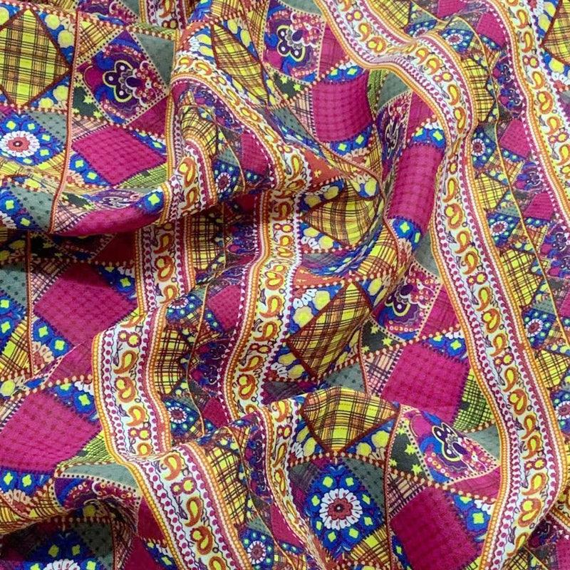 High Count Pure Ramie Digital Printed Fabric - melvincucci