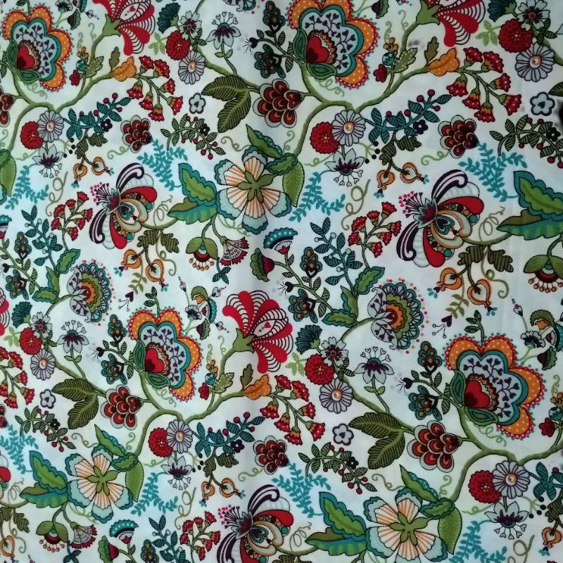Vintage Print Diy Patchwork Group Cotton Bedding Fabric - melvincucci