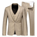 Foreign Trade Men's Suit Men's Three Piece Suit Groom Wedding Dress Thin Business Leisure Slim Fit Suit Trendy - melvincucci