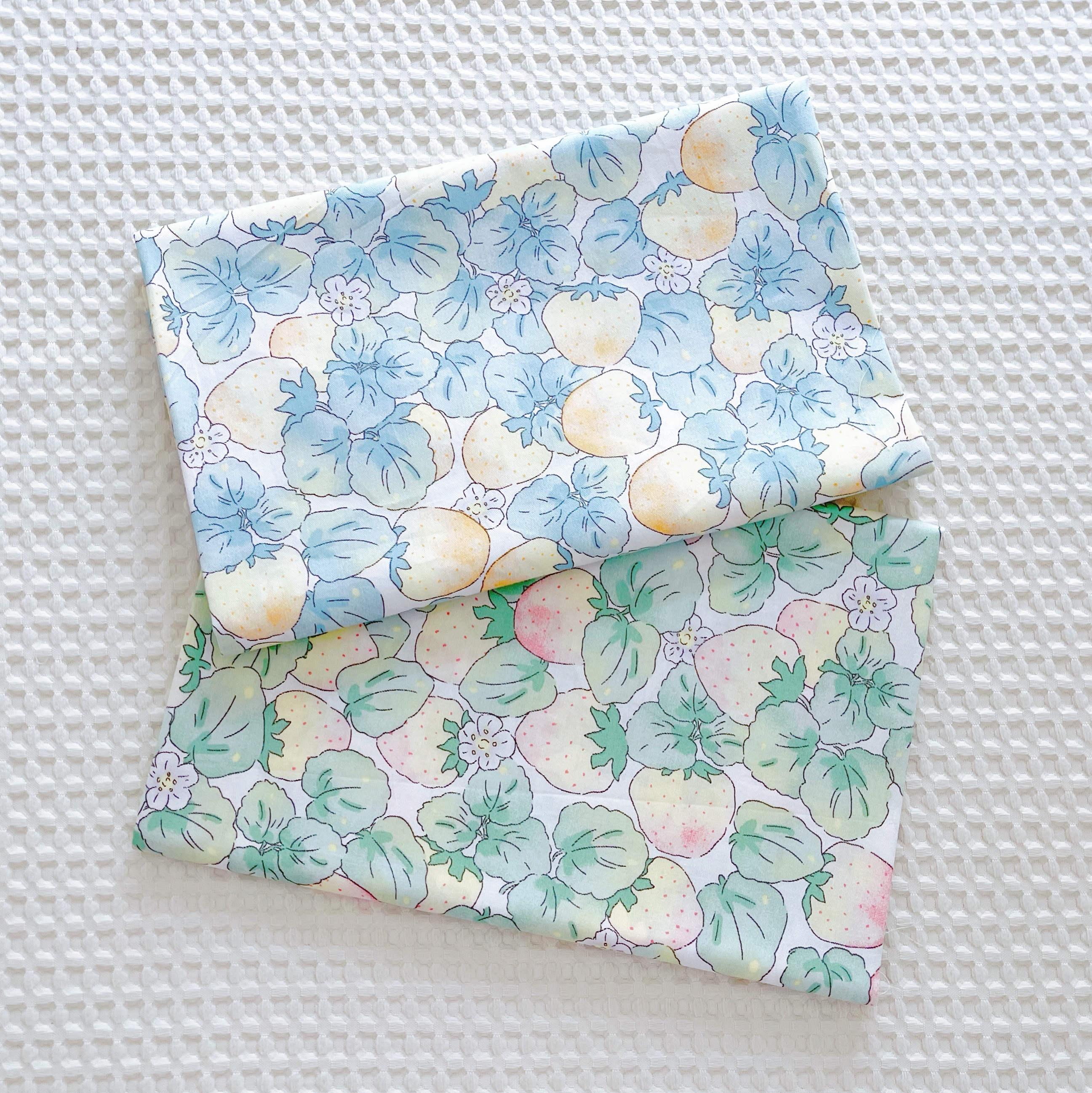 New Strawberry Cotton Twill Print Fabric - melvincucci