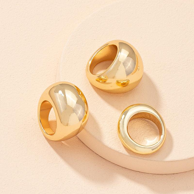 Fashion Temperament Wide Face Ring Female Ins Style - melvincucci