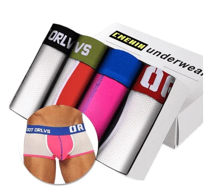 4Pc Boxershorts for Men Boxer Short Underwear Man Panties - melvincucci