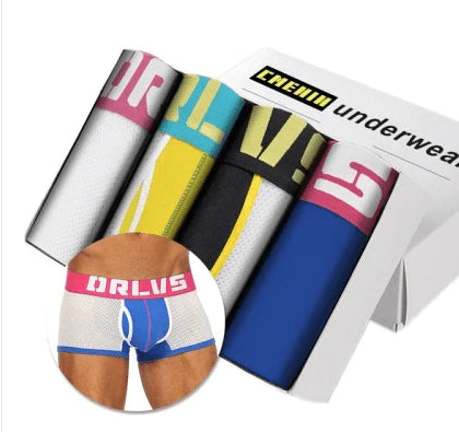 4Pc Boxershorts for Men Boxer Short Underwear Man Panties - melvincucci