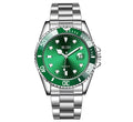 Classic Business Fashion Alloy Single Calendar Quartz Watch - melvincucci
